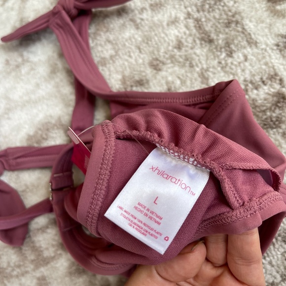 Xhilaration Purple Dusk Bikini Swim Top Sz L NWT - Picture 7 of 7
